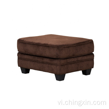 Sofa vải hiện đại phân phòng khách ottoman